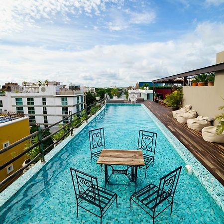 Be Playa Hotel Boutique & Rooftop Bar Плайя-дель-Кармен Екстер'єр фото