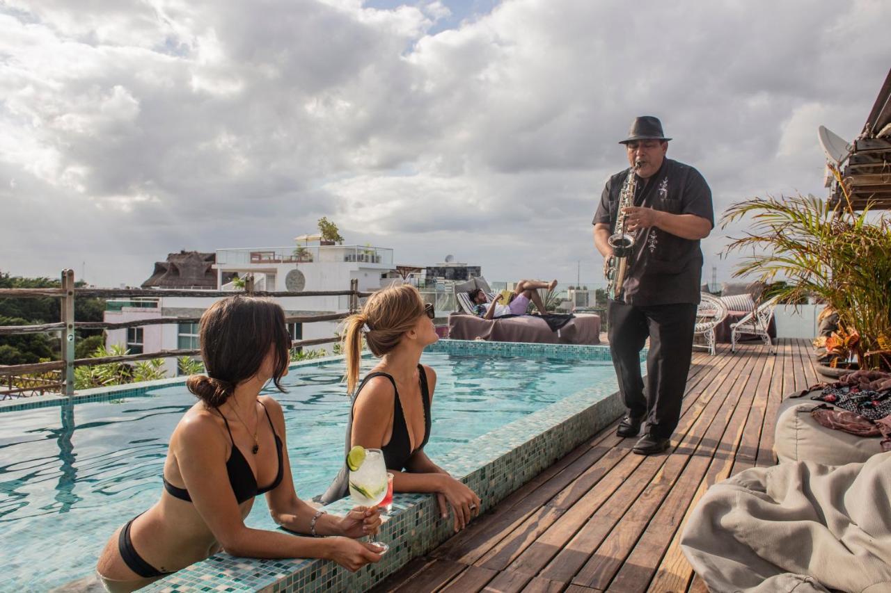 Be Playa Hotel Boutique & Rooftop Bar Плайя-дель-Кармен Екстер'єр фото