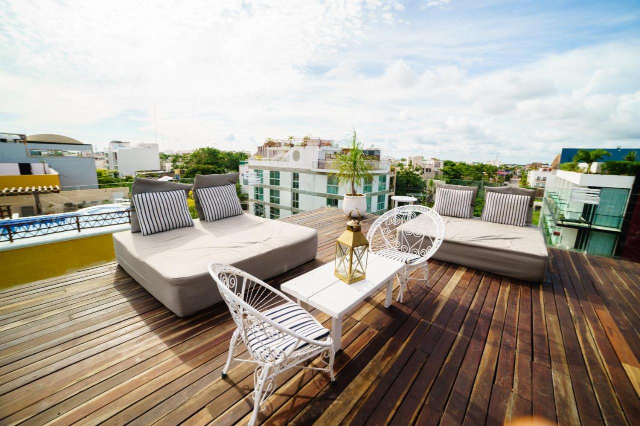 Be Playa Hotel Boutique & Rooftop Bar Плайя-дель-Кармен Екстер'єр фото